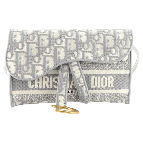 christian dior saddle slim pouch